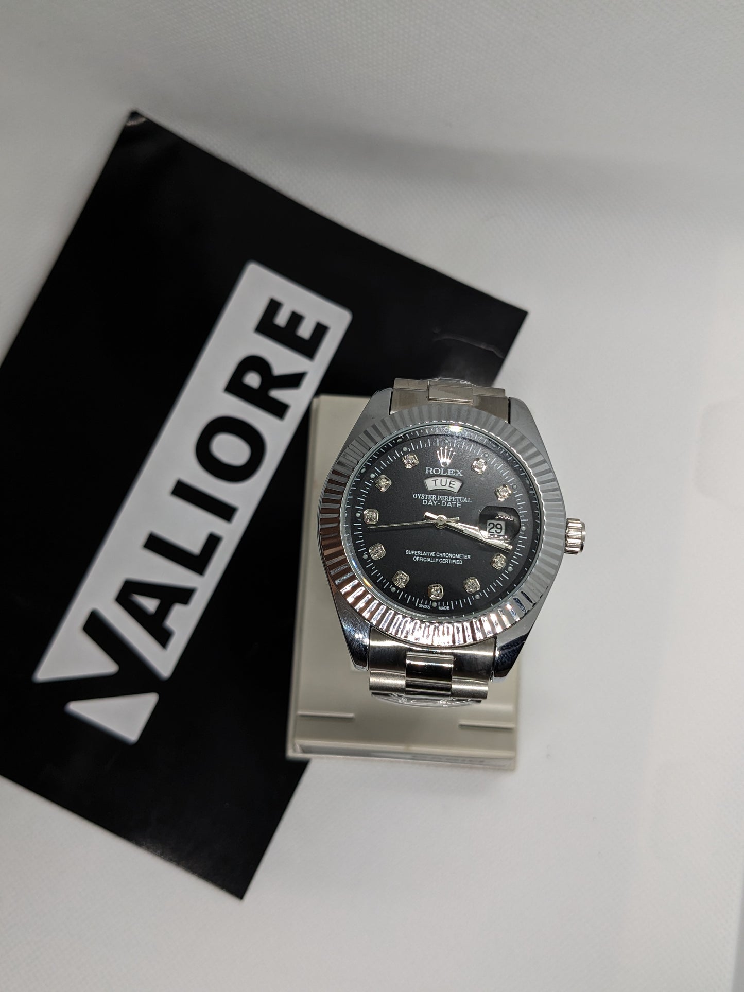 RLX - Oyster Perpetual Date & Day - Silver Black