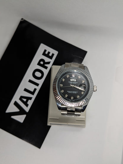 RLX - Oyster Perpetual Date & Day - Silver Black