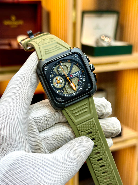 CURREEN (Original) Chronograph Rubber Strap
