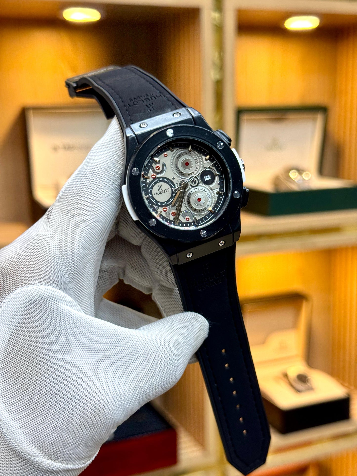 HB NEW MODEL Rubber strap-Premium Watch
